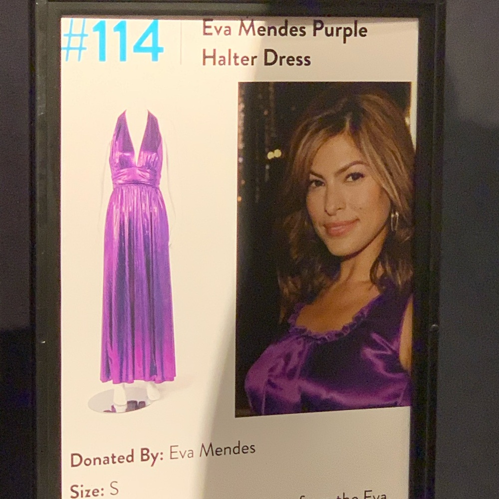 Eva Mendes Evening Gown - Charity Gala auction piece - Size Small - NEW